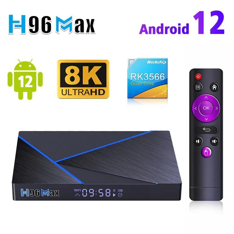  ھ 4K  TV ڽ, H96 Max V56, ȵ̵ 12, RK3566, BT4.0, 8GB, 64GB